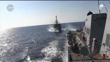 Nave ale Rusiei și Statelor Unite, la un pas de ciocnire