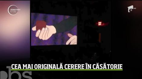 Cea mai originală cerere în căsătorie