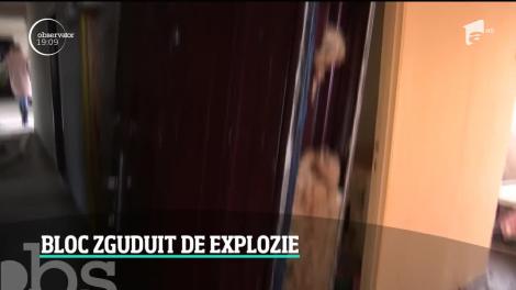 Bloc zguduit de explozie în Baia Mare