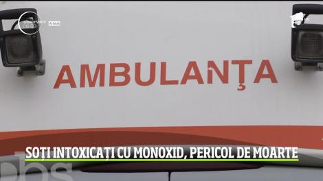 Soți intoxicați cu monoxid de carbon, în Baia Mare