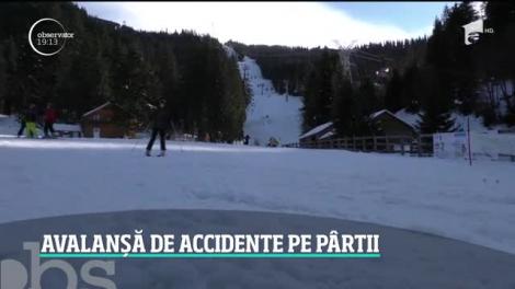 Avalanşă de accidente la munte. Peste 100 de apeluri de urgenţă au venit doar în 24 de ore
