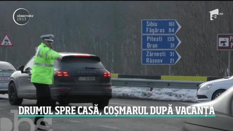 Drumul spre casă pe DN1, coșmarul după vacanță