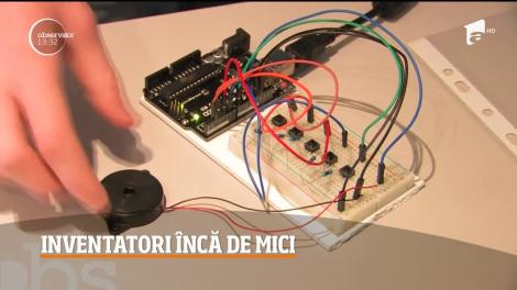 Zeci de copii din Oradea s-au întrecut într-un concurs de invenţii şi şi-au prezentat creaţiile impresionante