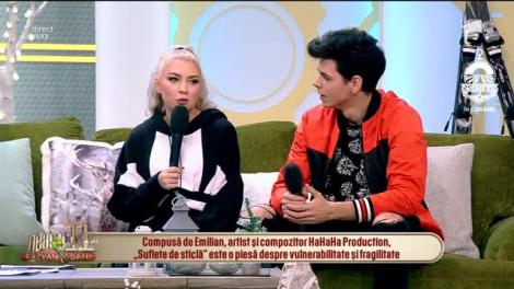 Neatza cu Răzvan și Dani. Emilian și JO cântă, foști concurenți la X Factor, lansează melodia Suflete de sticlă: Refrenul este scris de doi ani