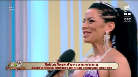 Neatza cu Răzvan și Dani. Maria Lara Alexandra Popa, sportiva care a impresionat o lume întreagă cu dimensiunile sale perfecte: Am luat titlul de Miss Universe 2019 la Culturism Natural
