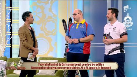Neatza cu Răzvan și Dani. Romanian Darts Festival 2020. Evenimentul are loc în perioada 24 și 26 ianuarie, în București