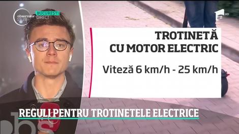 Vom avea reguli pentru trotinetele electrice!