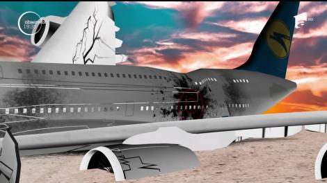 Noi imagini cu avionul ucrainean doborât la Teheran