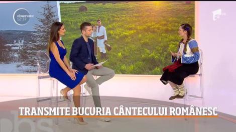 Iustina Irimia, îndrăgostită de tradiții și de portul popular. Artista are o tolbă plină cu cântece pentru toţi cei care vor să o asculte