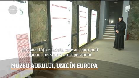 Unicul Muzeu al Aurului din Europa se află în judeţul Gorj, în apropiere de Mănăstirea Tismana!