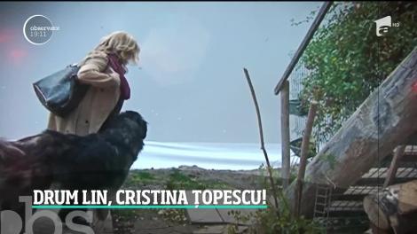Cristina Țopescu a fost incinerată