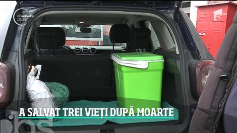 Trei oameni au primit astăzi o nouă şansă la viaţă. Un tânăr de 28 de ani i-a salvat după moartea lui. Familia a acceptat prelevarea de organe