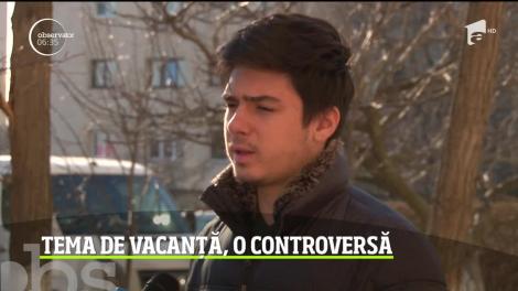 Temele de vacanţă, o controversă! Elevii se plâng că nu mai au timp liber