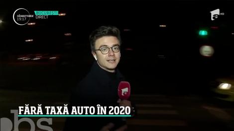 Guvernul nu va introduce taxa auto în 2020
