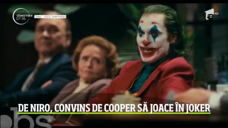 Robert de Niro, convins de Bradley Cooper să joace în fimul "Joker"