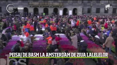 Peisaj de poveste în inima Amsterdamului de Ziua Naţională a Lalelei