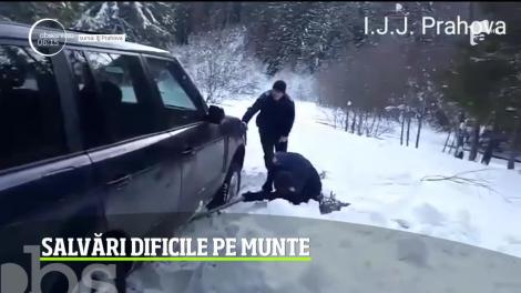 15 oameni au avut nevoie de intervenţia jandarmilor montani pentru a fi salvaţi din nămeţi