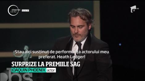 Surprize la Gala Premiilor SAG. Jennifer Aniston şi Brad Pitt au păşit, din nou, împreună în lumina reflectoarelor