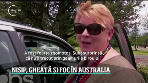 Nisip, gheață și foc în Australia. În mai multe oraşe, gigantice furtuni de nisip au transformat ziua în noapte