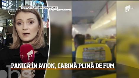 Clipe de panică într-o cursă low-cost, de la Bucureşti la Londra, după ce avionul s-a umplut de fum