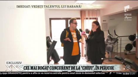 Xtra Night Show. Răzvan Babană, cel mai bogat concurent de la Chefi la cuțite, în pericol: Am vârsta metabolică de 40 de ani și 128 de kilograme