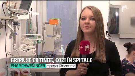 Gripa a umplut camerele de gardă ale spitalelor din toată ţara. Mii de români îşi duc copiii la control