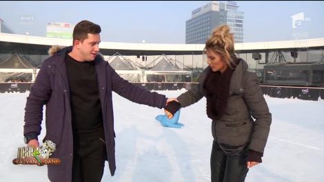 "Vecina" Ramona Olaru, experienţă nefericită cu patinele pe gheaţă!