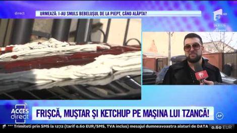 Acces Direct. Mașina de 300.000 de euro al lui Tzancă Uraganu, vandalizată: Voi afla cine a făcut treaba asta