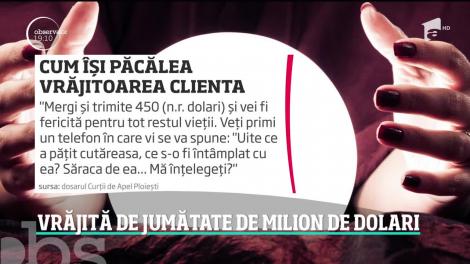 Româncă stabilită în America, păcălită de doi aşa-zişi vrăjitori din Ploieşti cu jumătate de milion de dolari