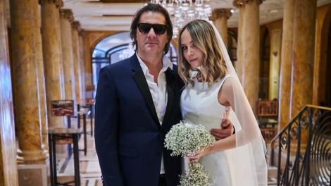 Octavia Geamănu și Marian Ionescu s-au căsătorit religios. Imagini de la fericitul moment