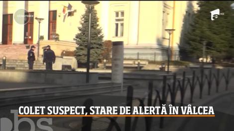 Colet suspect, stare de alertă în Râmnicu Vâlcea