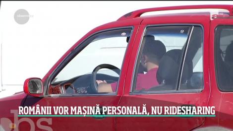 Românii vor mașină personală, nu ridesharing