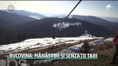 Cea lungă tiroliană din România, în Suceava. Priveliştea oferită şi senzaţiile unice
