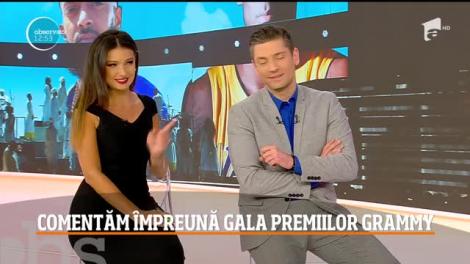 Gala pemiilor Grammy, comentată de Flick şi Răzvan Popescu