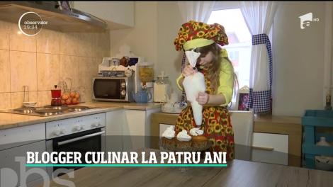 Ea e cel mai tânăr blogger culinar din România. Anastasia are doar patru ani, dar gătește mai des decât se uită la desene animate 