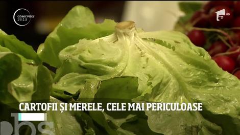 Cartofii şi merele, printre cele mai periculoase alimente. Motivul pentru care trebuie să le spălăm cu bicarbonat de sodiu înainte de consum