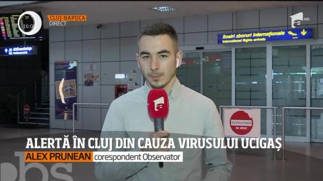 Alertă pe aeroportul de la Cluj! O însoţitoare de zbor dintr-o cursă de la Varşovia a intrat în contact cu doi bolnavi infectaţi cu virusul din China