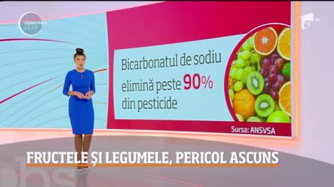 Fructele și legumele, tratate cu pesticide care conţin un cocktail de şapte otrăvuri