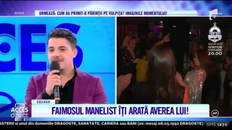 Acces Direct. Bogdan de la Ploieşti, nouă senzaţie din lumea manelelor, are o vila de vis!