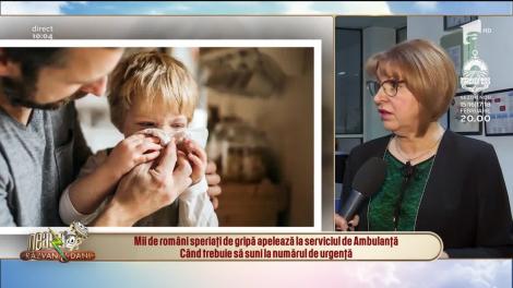 Mii de români speriați de gripă apelează la serviciul de Ambulanță. Când trebuie să suni la numărul de urgență