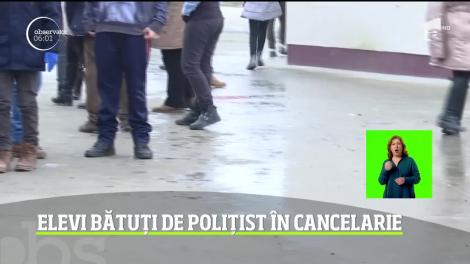 Incident grav la o şcoală din Maramureş. Tatăl unui copil acuză un poliţist că l-ar fi bătut pe fiul lui
