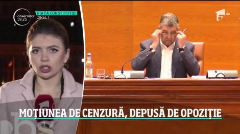 PSD şi UDMR au depus astăzi moţiunea de cenzură