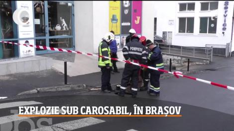 Explozie sub carosabil, în Braşov