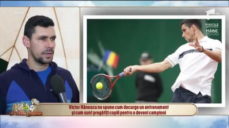 Neatza cu Răzvan și Dani. Cei mai mici jucători de tenis, mesaj pentru Simona Halep: Îi admir munca și ambiția