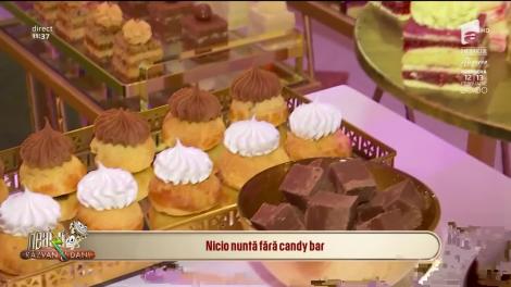 Neatza cu Răzvan și Dani. Candy bar, posibil mai dulce și mai romantic decât valsul mirilor: Nu mai există petrecere fără așa ceva!