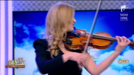 Neatza cu Răzvan și Dani. Alice Badea cântă la vioară piesa Cry me a river