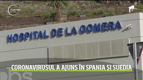 Epidemia de coronavirus a ajuns în Spania și Suedia