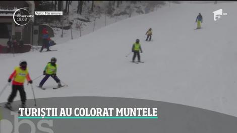 România, o ţară cu două anotimpuri! La munte  zăpadă are peste 60 de centimetri