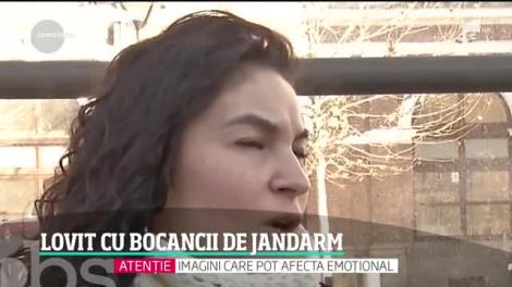 Imagini revoltătoare care l-ar putea lăsa şomer pe un jandarm din Cluj