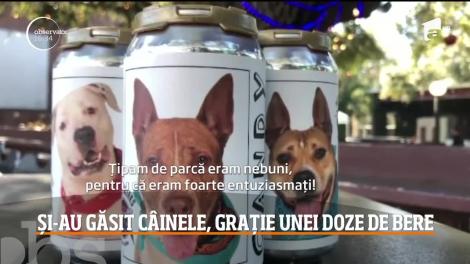 O familie din Statele Unite a reuşit să-şi recupereze căţeluşa pierdută în urmă cu trei ani, datorită unei doze de bere